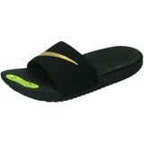 Nike kawa badslippers in de kleur zwart.