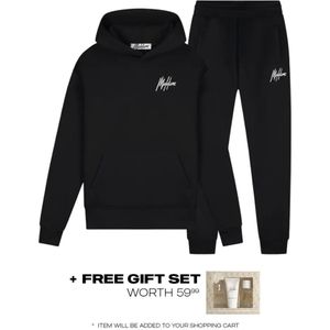 Malelions Women Signature Tracksuit - Black XXS