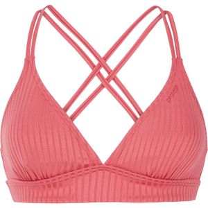 Protest mix tune triangle bikini top in de kleur roze.