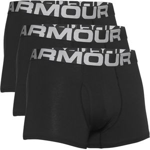 Under armour charged cotton 3-pack boxer in de kleur zwart.