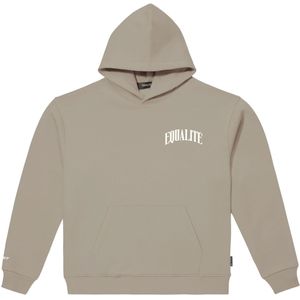 Equalitã© oliver oversized hoodie in de kleur bruin.