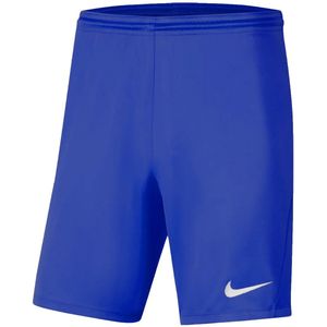 Nike dri-fit park 3 short in de kleur blauw.