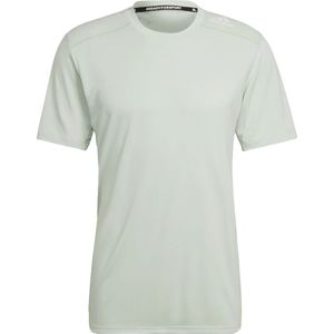 Adidas designed 4 training heat.rdy hiit t-shirt in de kleur wit.