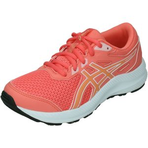 Asics contend 8 gs in de kleur oranje.