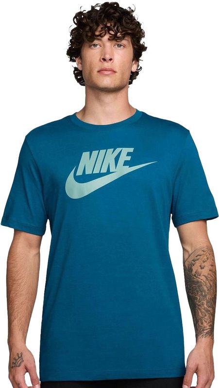 Nike - Sportswear - T-shirt - Marine - 100% Katoen - Korte Mouwen