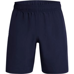 Under armour woven wordmark short in de kleur marine.