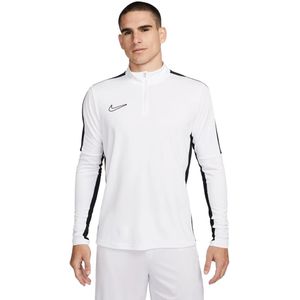 Nike dri-fit academy global 1/4-zip top in de kleur wit.