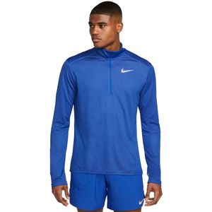 Nike pacer 1/2-zip top in de kleur blauw.