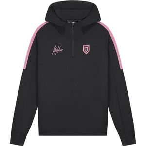 Malelions sport fielder hoodie in de kleur zwart.