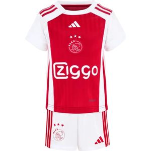 Ajax thuis babykit 23/24 in de kleur rood/wit.