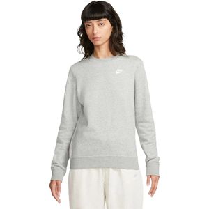 Nike sportswear club fleece sweater in de kleur grijs.
