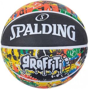 Spalding rainbow graffiti in de kleur diverse kleuren.