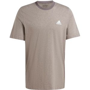 Adidas seasonal essentials mã©lange t-shirt in de kleur grijs.