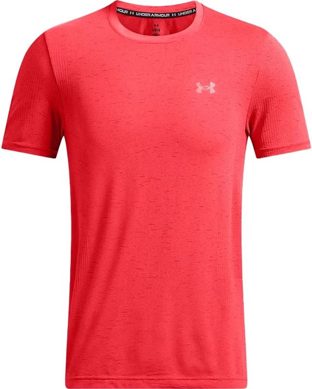 Under Armour - Vanish Seamless SS - Training T-shirt - Rood - Korte Mouw Heren