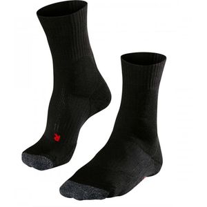 Falke te-2 tennis sokken in de kleur zwart.