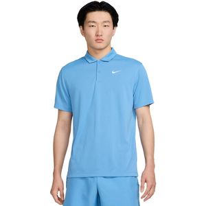 Nike nikecourt dri-fit polo in de kleur blauw.