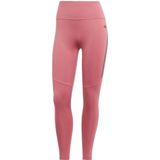 Adidas dailyrun 3-stripes 7/8 legging in de kleur roze.