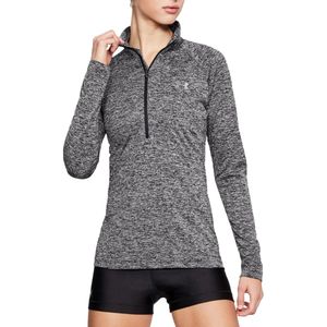 Under armour tech twist 1/2-zip top in de kleur zwart.