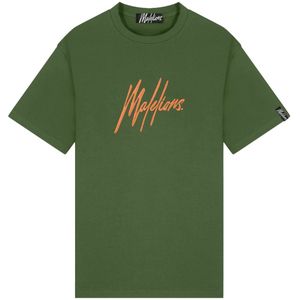 Malelions essentials t-shirt in de kleur groen.