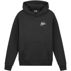 Malelions sport logo hoodie in de kleur zwart.