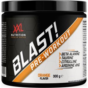 Xxl nutrition blast! pre workout orange 300 gram in de kleur diverse kleuren.