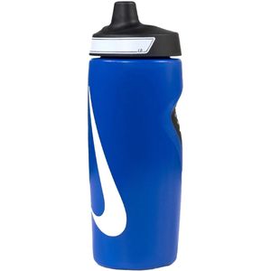 Nike refuel grip bidon in de kleur blauw.