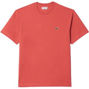 Lacoste t-shirt in de kleur oranje.