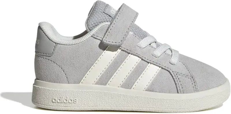 Adidas Grand Court 2.0 Babyschoenen - Wit - Synthetisch Leer - Klittenbandsluiting