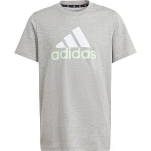 Adidas essentials two-color big logo t-shirt in de kleur grijs.