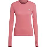 Adidas fast running longsleeve in de kleur roze.