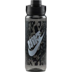 Nike recharge chug bidon in de kleur grijs.