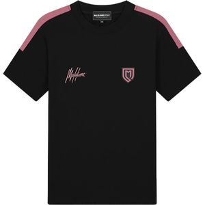 Malelions sport fielder t-shirt in de kleur zwart.
