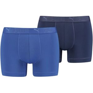 Puma sport microfiber boxer 2-pack in de kleur blauw.