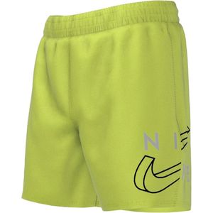 Nike split logo lap 4 volley short in de kleur groen.