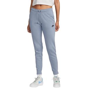 Nike sportswear essential fleece joggingbroek in de kleur grijs.