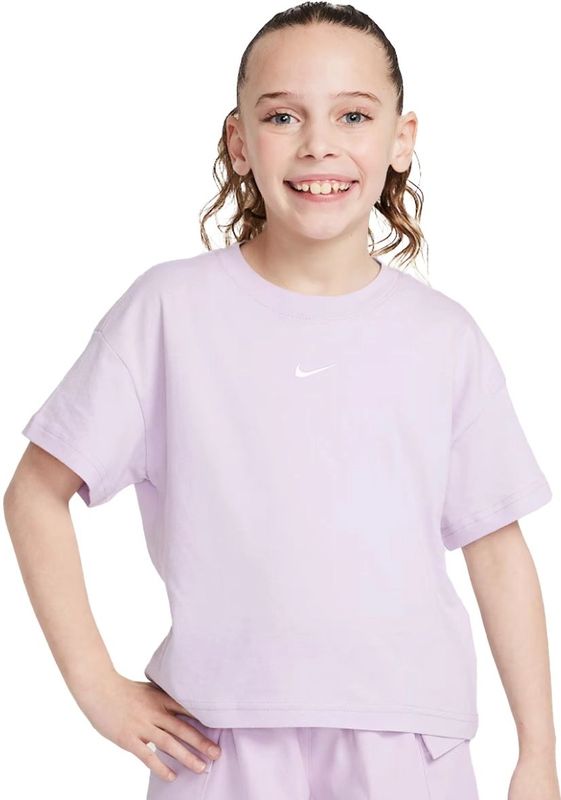 Nike - Essential T-shirt - Rood - Voor Meisjes