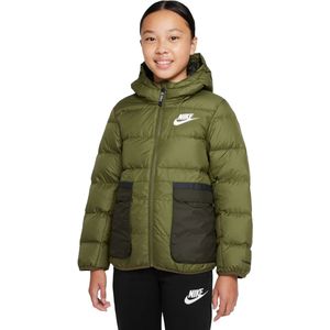Nike sportswear therma-fit jas in de kleur groen.