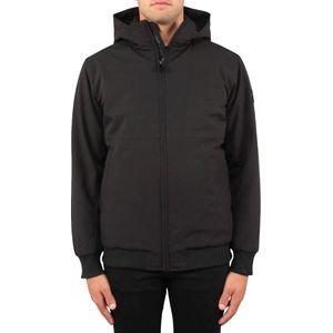 Airforce padded bomber in de kleur zwart.