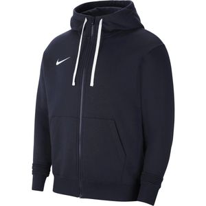 Nike park fleece full-zip hoodie in de kleur blauw.