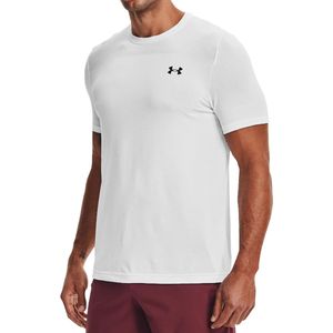 Under armour seamless wave t-shirt in de kleur wit.