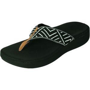 Reef - Cushion Cloud TX - Slipper - Black Geo - Synthetisch - Rubber Zool