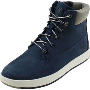 Timberland davis square 6 inch boot junior in de kleur zwart/blauw.