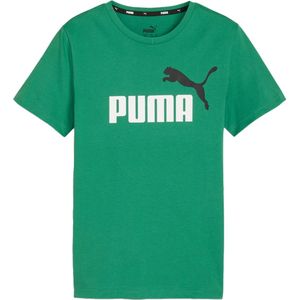 Puma essential +2 col logo t-shirt in de kleur groen.