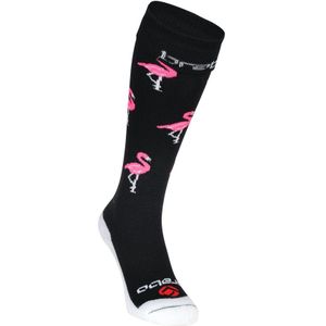 Brabo bc8460b socks flamingo in de kleur zwart.