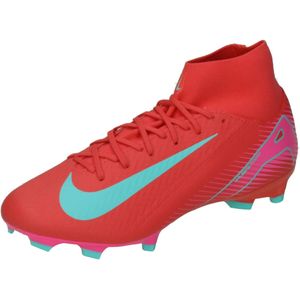 Nike - Zoom Superfly 10 Academy FG/MG Voetbalschoen - Rood - Roze - Lichtblauw - Synthetisch