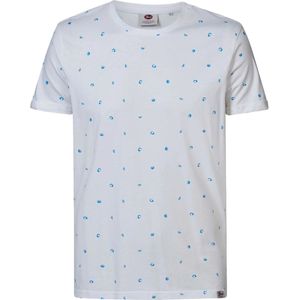 Petrol industries men t-shirt ss aop in de kleur wit.