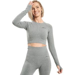 Forza fighting energy ls crop top in de kleur groen.