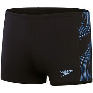Speedo eco+ tech panel zwemboxer in de kleur zwart.