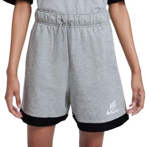 Nike sportswear heritage short in de kleur grijs.
