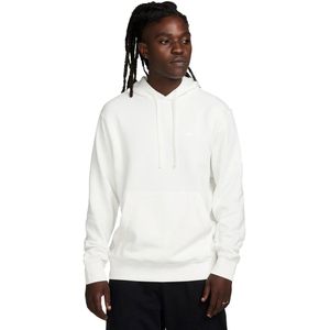 Nike sportswear club fleece pullover hoodie in de kleur wit.